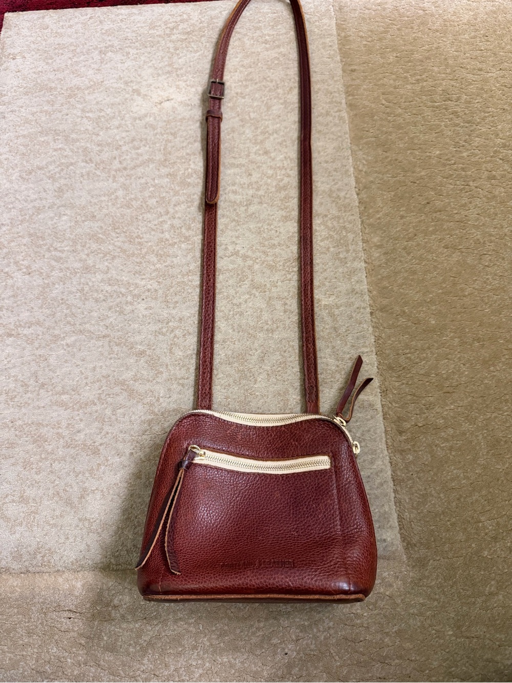 Portland Leather Goods Crossbody Bag in Brown